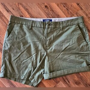 Old Navy Women's Green Cargo Shorts